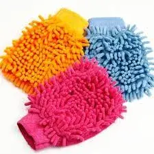 Guantes de microfibra